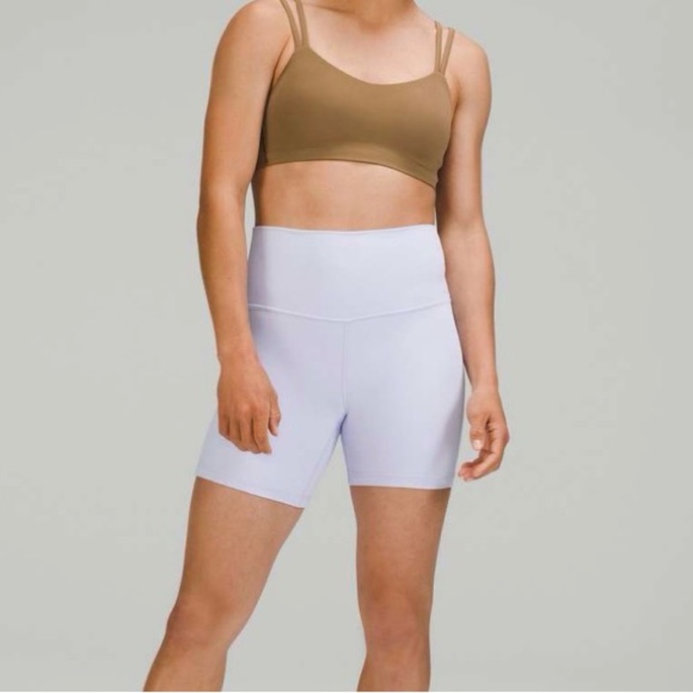 Lululemon align high-rise shorts.